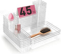 45 Piece Clear Acrylic Drawer Organizer Set