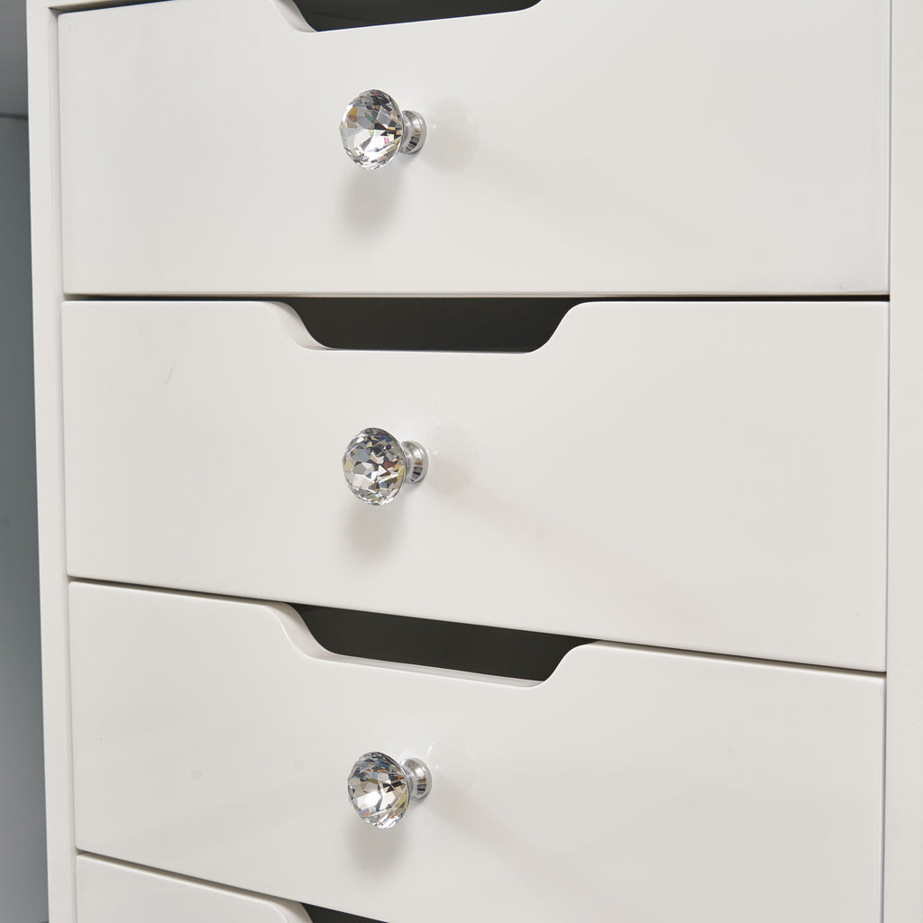 The Juliette Hollywood Makeup Vanity Station - White - Hollywood Vanity