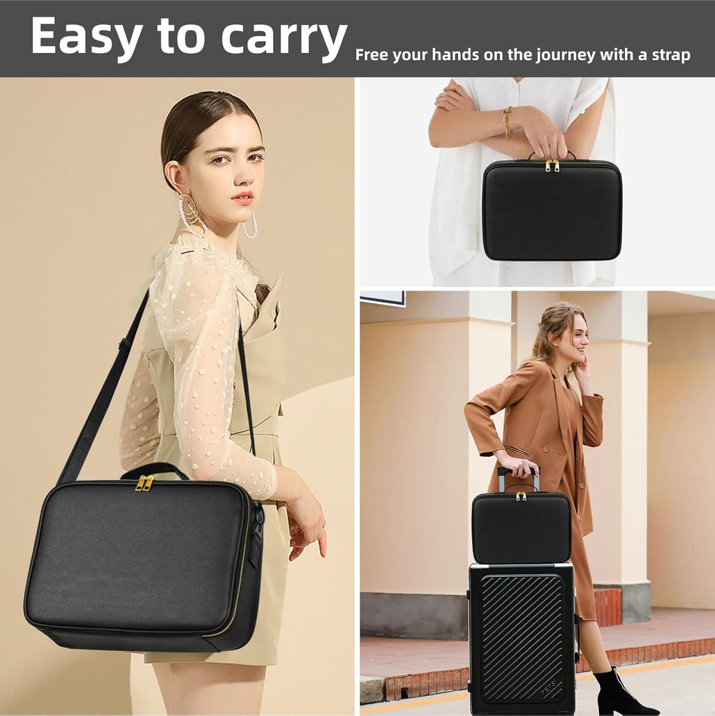Travel Makeup Mirror - Black
