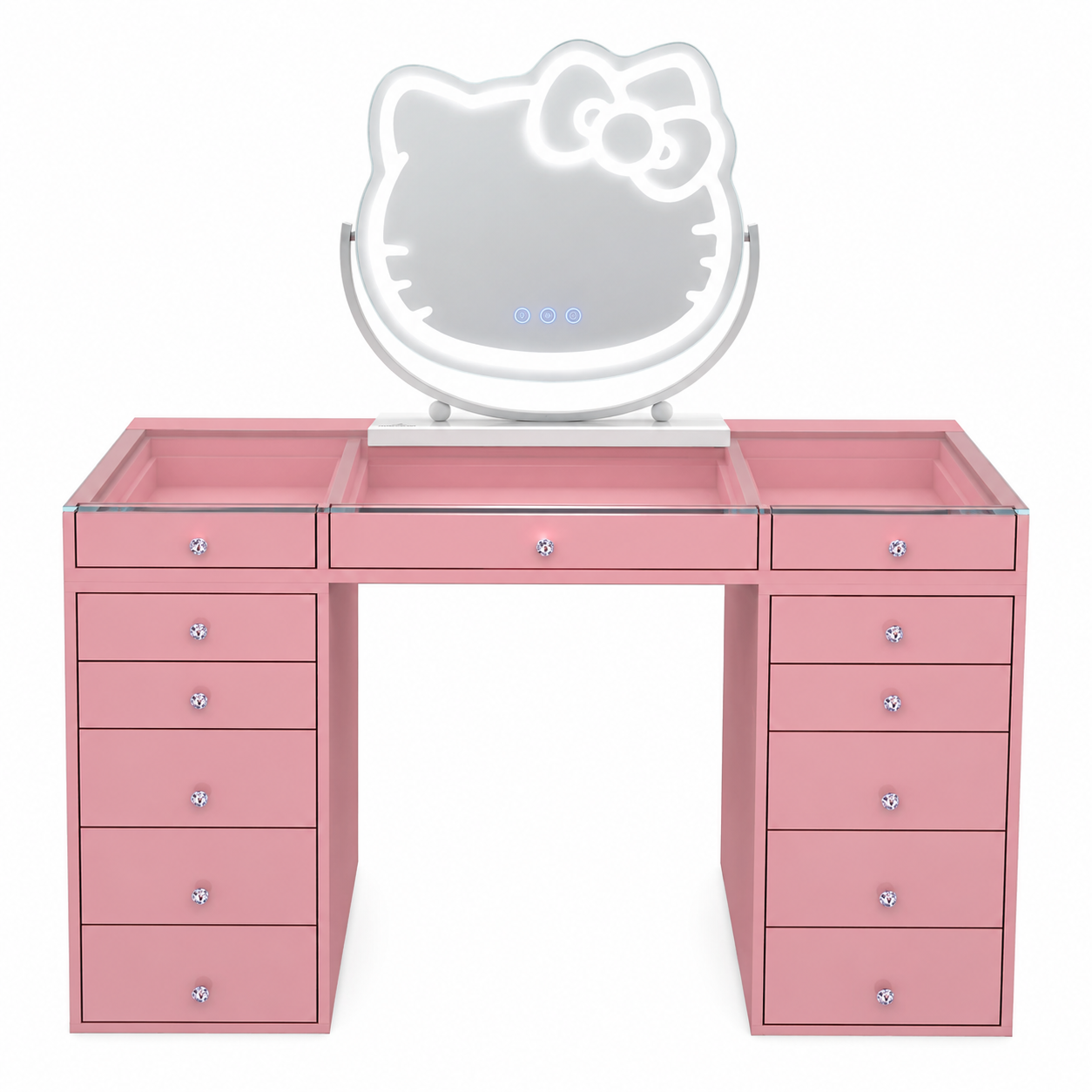 The Hello Kitty Hollywood Makeup Vanity Station - Pink
