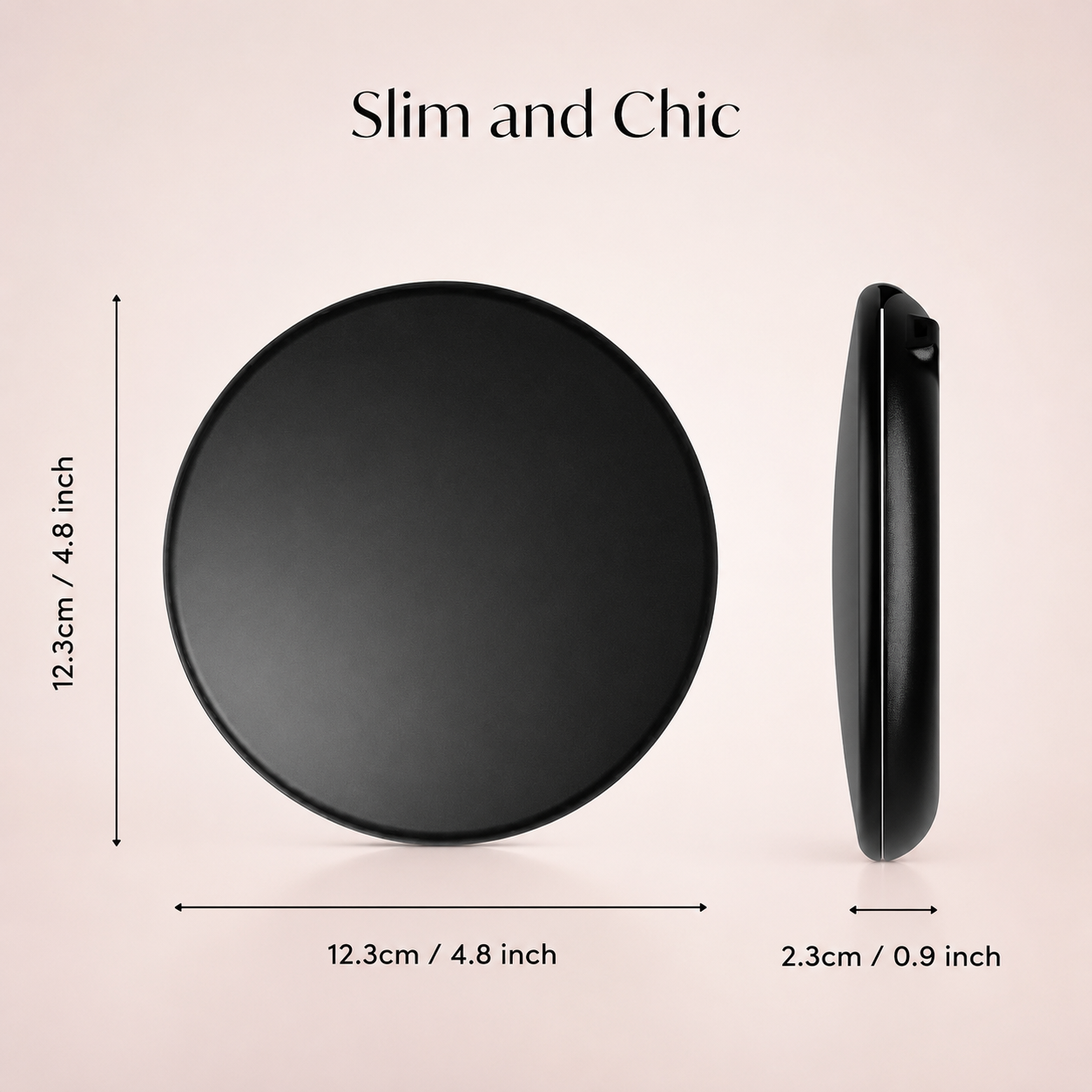 Rechargeable LED Compact Makeup Mirror