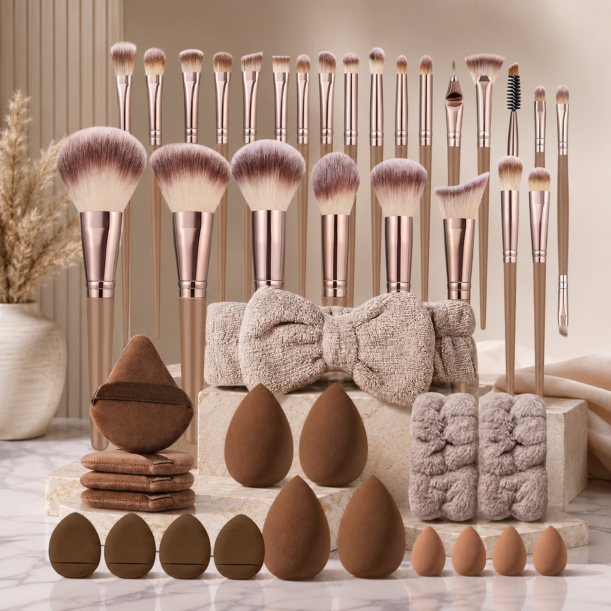 Ultimate Makeup Brush & Beauty Essentials Set