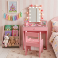 Little Diva Kids Makeup Vanity Set - Pink