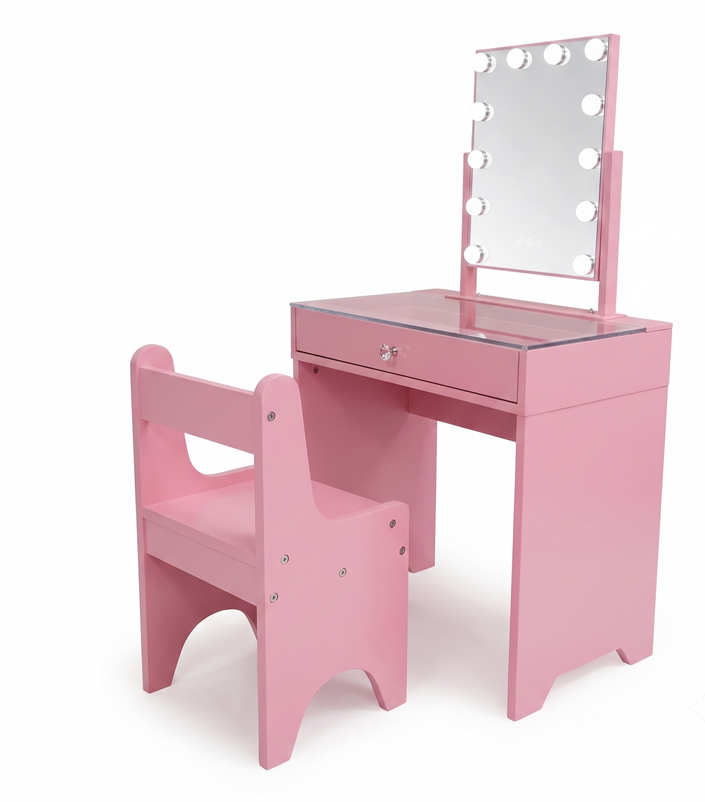 Little Diva Kids Makeup Vanity Set - Pink