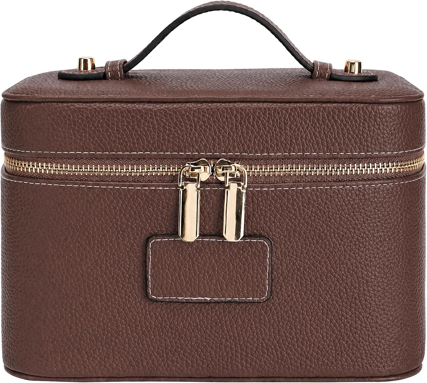 Leather Makeup Bag Cosmetic Case