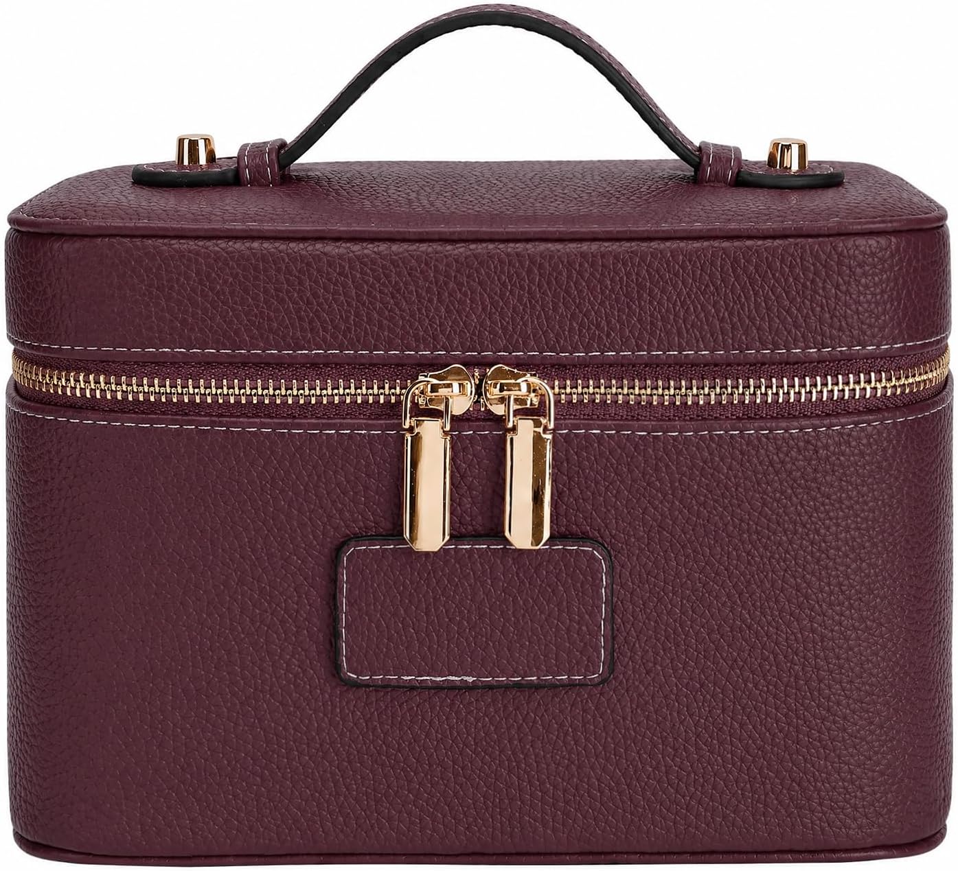 Leather Makeup Bag Cosmetic Case