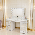 The Sofia Hollywood Makeup Vanity Station - White - Hollywood Vanity