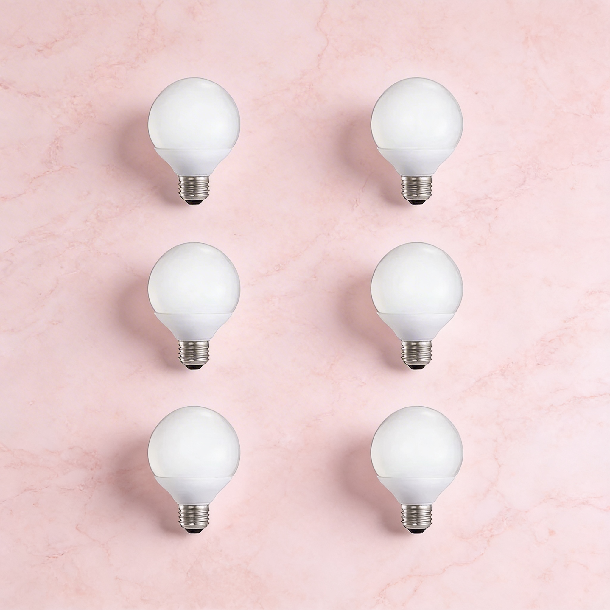 Frosted LED Globe Bulbs, Dimmable, Tritone