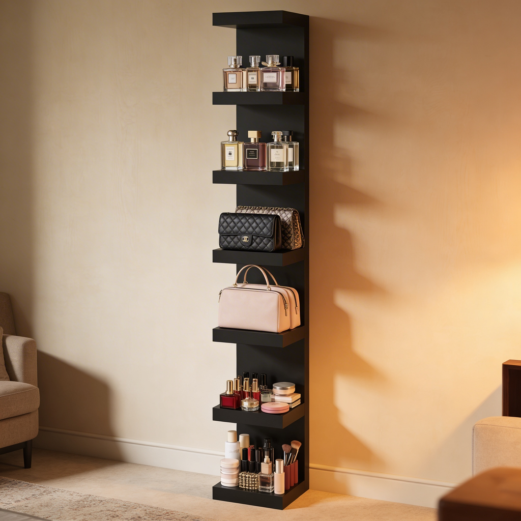 Black Column Shelf