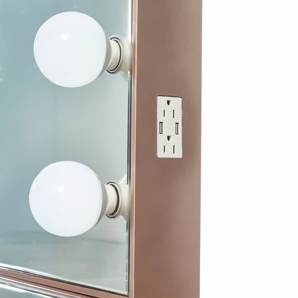 The Beyonce Hollywood Makeup Vanity Station - Rose Gold