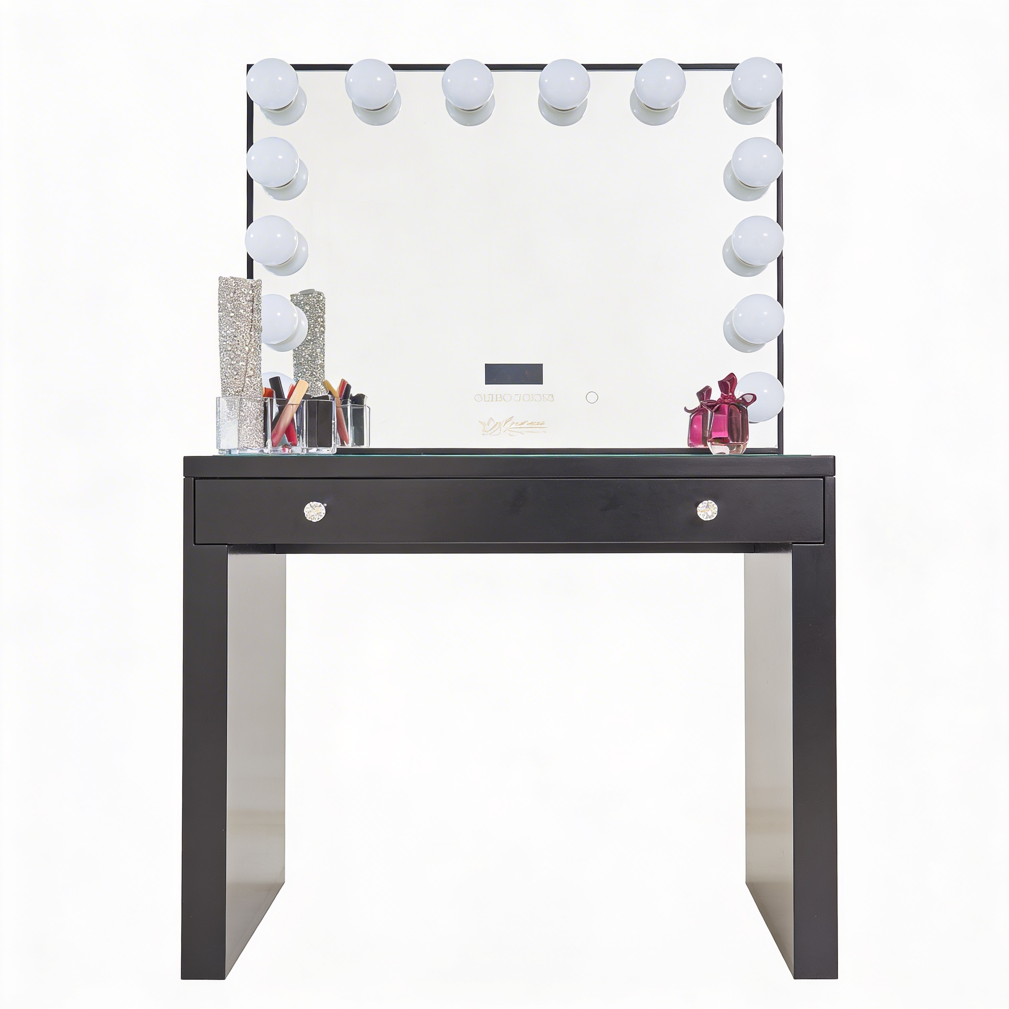 The Minka Hollywood Makeup Vanity Station - Black