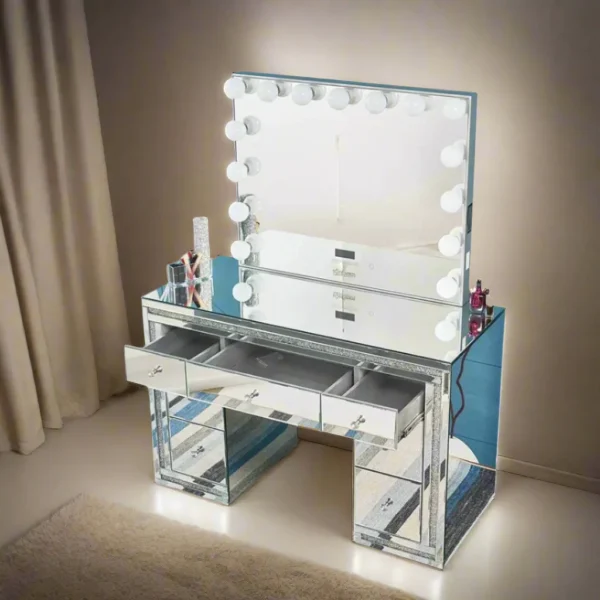 Camila Hollywood Makeup Vanity Station - Image 2