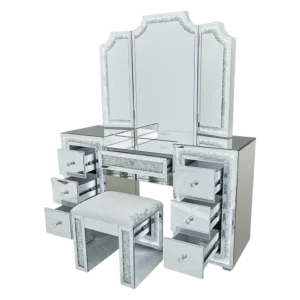 Oprah All Mirrored Glam Makeup Vanity Station